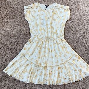 NEW Imoga Girls Dress Ivory Gold Butterfly sz 10 12